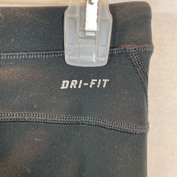 Ladies Nike Dri-Fit Black Zipper Bottom Detail Athletic Pants Size Large - Picture 7 of 13